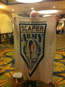 Ricky's Scaper Army blankie